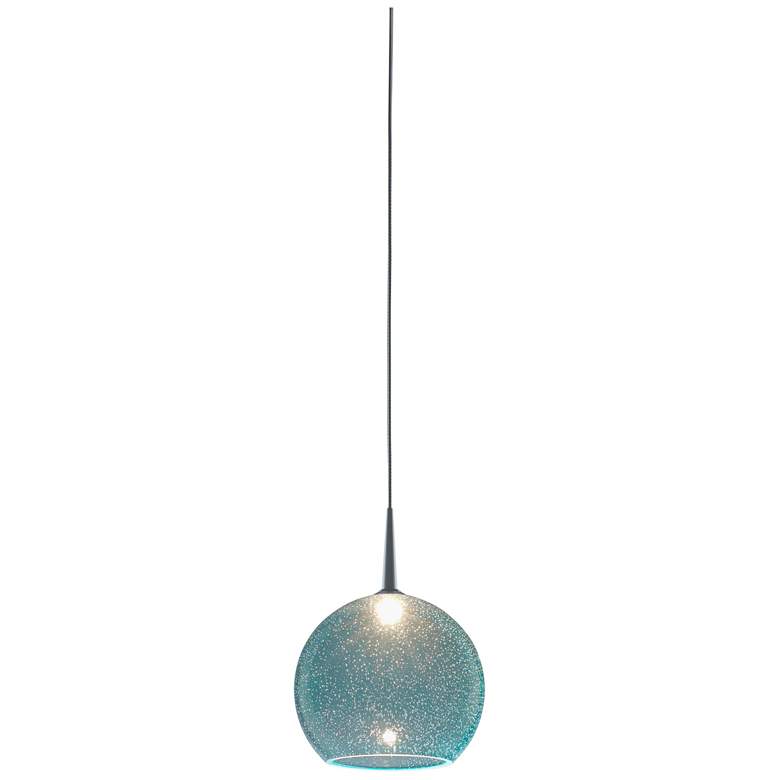 Image 1 Bobo 2 - Pendant - LED - 4 inch Kiss Canopy - Matte Chrome Finish - Aqua G