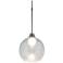 Bobo 3 8.5" LED Matte Chrome Pendant w/ Clear Glass Shade