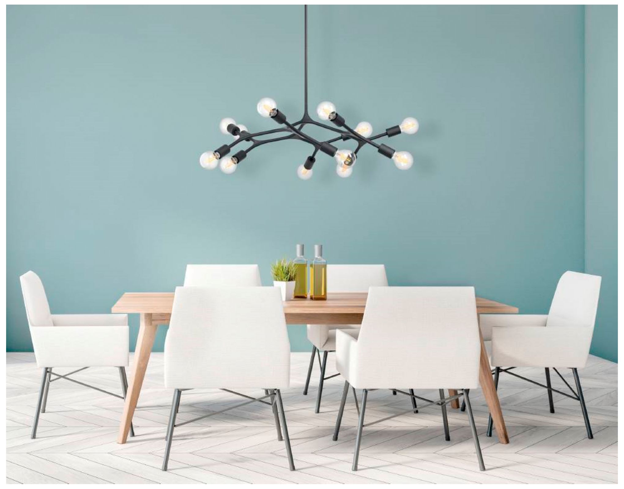 Image 5 Bocadella Modern Matte Black 31.5" more views