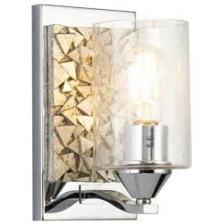 Bocage 1 Light Wall Sconce In Polished Chrome And Silver