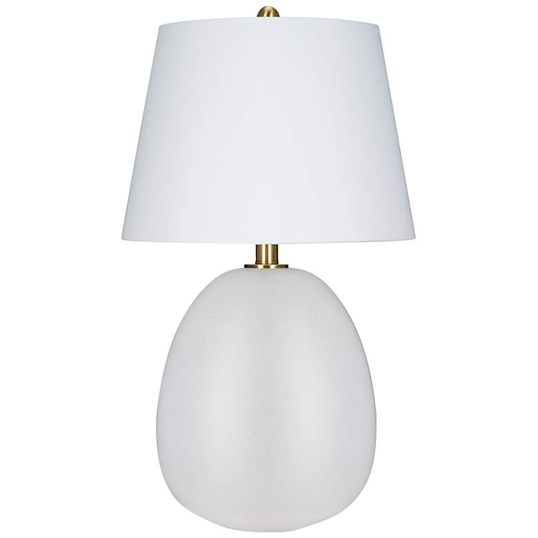 Image 1 Bodhi Frosted Matte White Glass LED Table Lamp