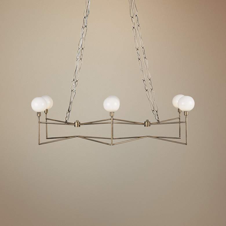 Image 1 Bodie 36 1/2" Wide Havana Gold Kitchen Island Light Pendant