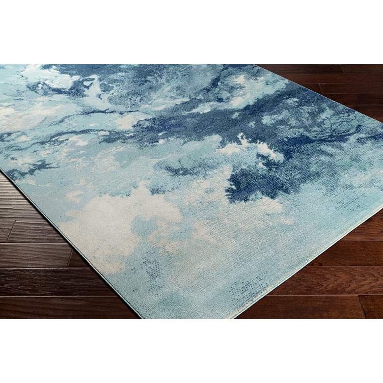 Image 2 Bodrum BDM-2306 5'3"x7'3" Ivory Pale Blue Outdoor Area Ru more views