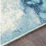 Thumbnail3 of Bodrum BDM-2306 6'11"x9' Ivory Pale Blue Outdoor Area Rug more views