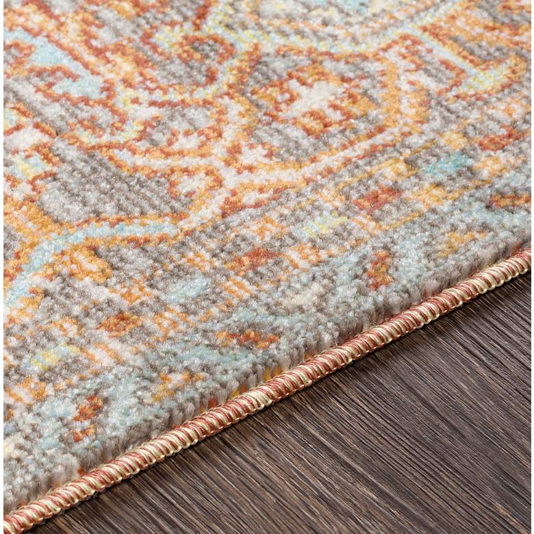 Image 3 Bodrum BDM-2312 5'3"x7'3" Rust and Saffron Outdoor Area R more views