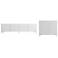 Bogardus 2-Piece TV Stand Living Room Set in White