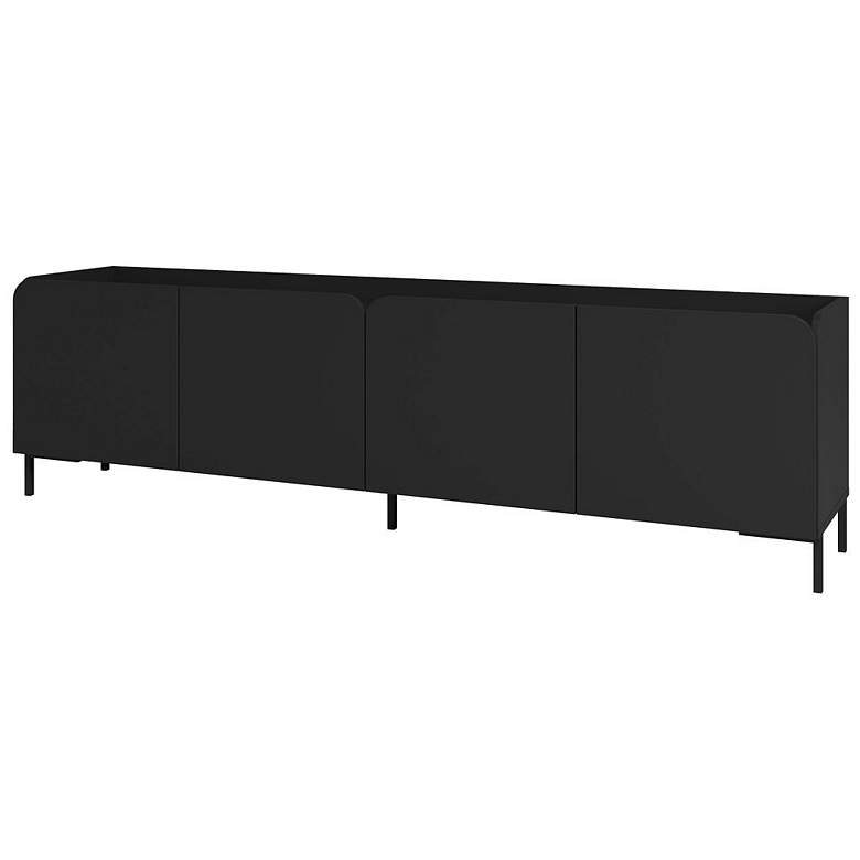 Image 1 Bogardus 70.86 TV Stand in Black