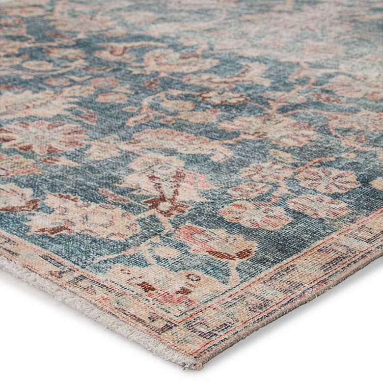 Image 2 Boheme Bardia BOH08 5&#39;x8&#39; Dark Teal Rust Oriental Area Rug more views