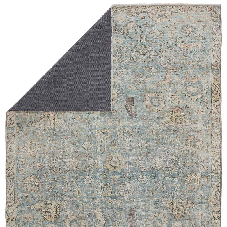 Image 4 Boheme Stag BOH17 5'x8' Teal and Gold Oriental Area Rug more views