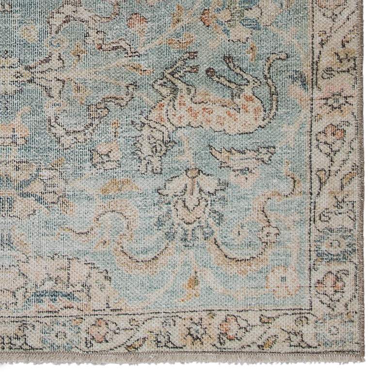 Image 5 Boheme Stag BOH17 5'x8' Teal and Gold Oriental Area Rug more views