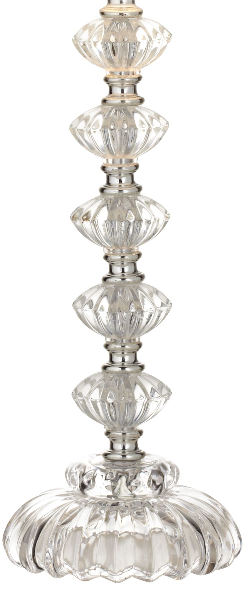 Image 5 Bohemia 21" High Clear Stacked Glass Table Lamp more views