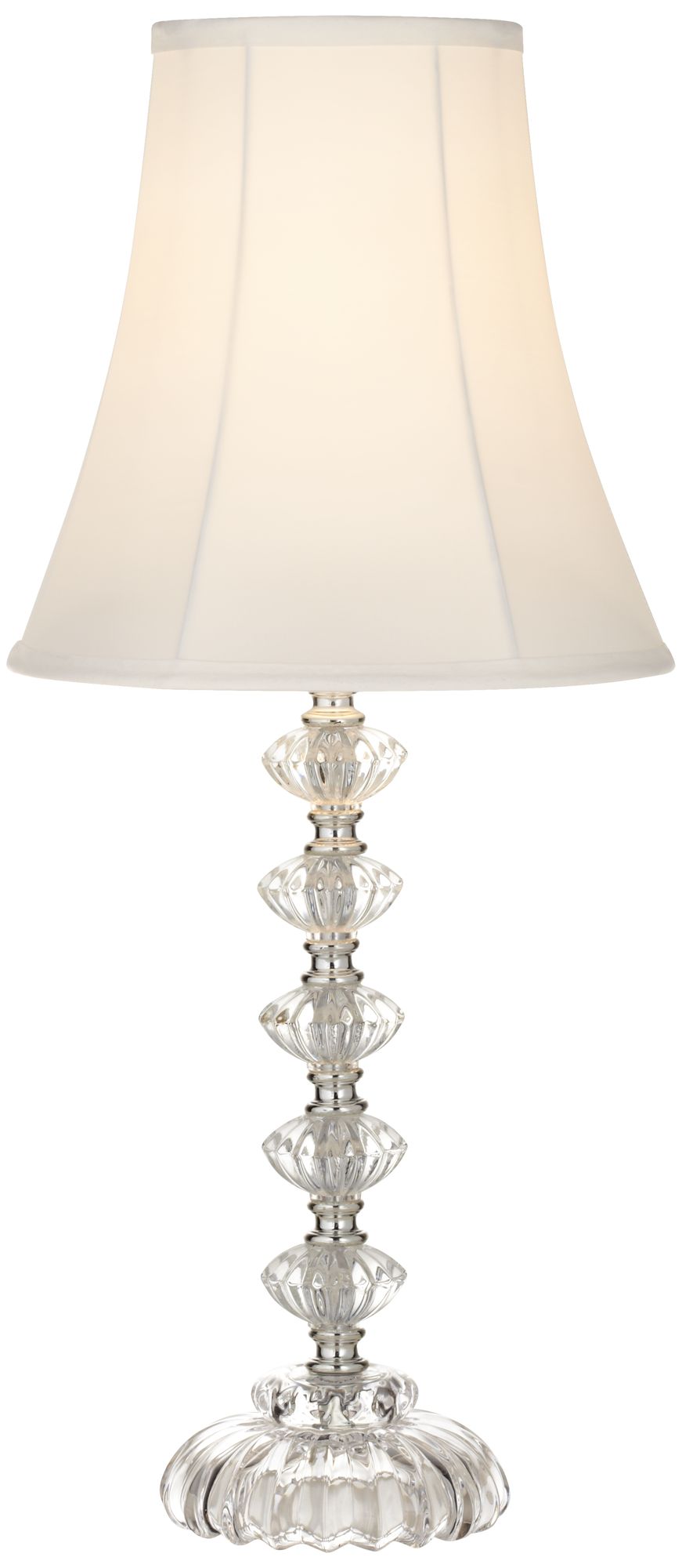 Image 3 Bohemia 21" High Clear Stacked Glass Table Lamp