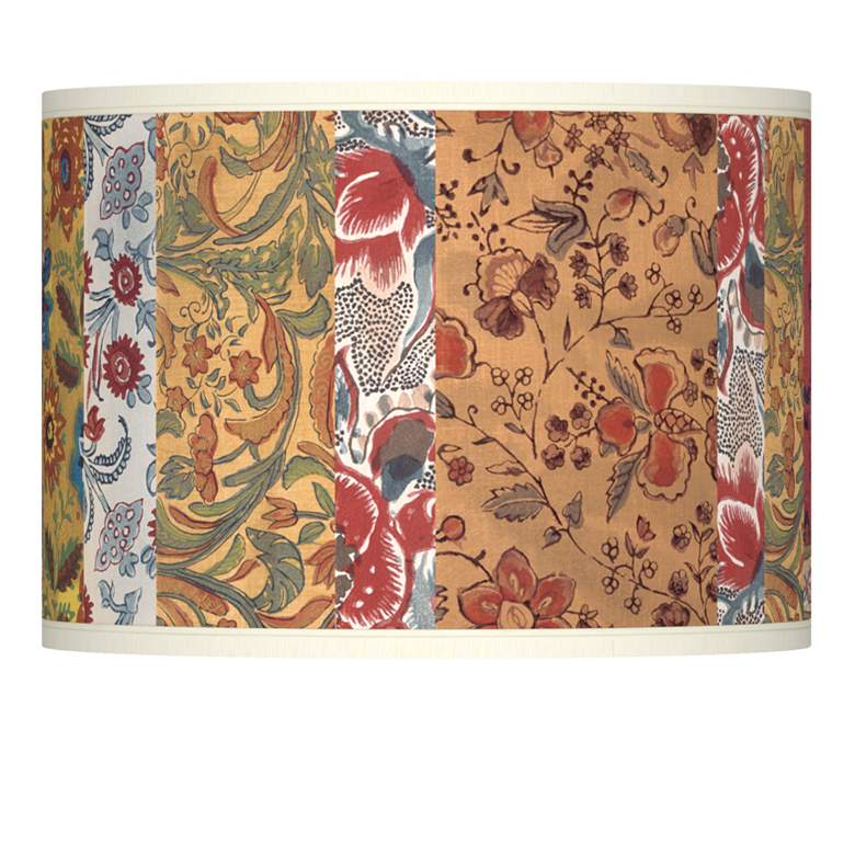 Image 1 Bohemian Blooms Giclee Lamp Shade 13.5x13.5x10 (Spider)