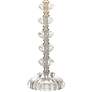 Bohemian Clear Stacked Glass Table Lamp in scene
