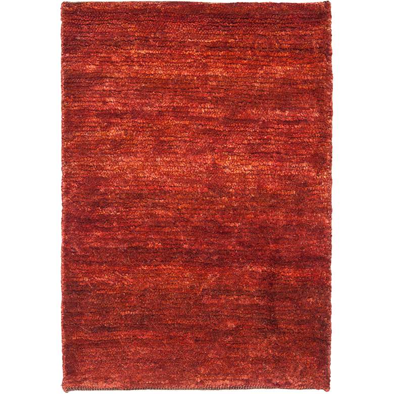Image 1 Bohemian Collection Eco and Friendly Jute 5&#39;x8&#39; Red Area Rug