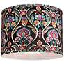 Bohemian Embroidered Set of 2 Drum Shades 15x15x11 (Spider)