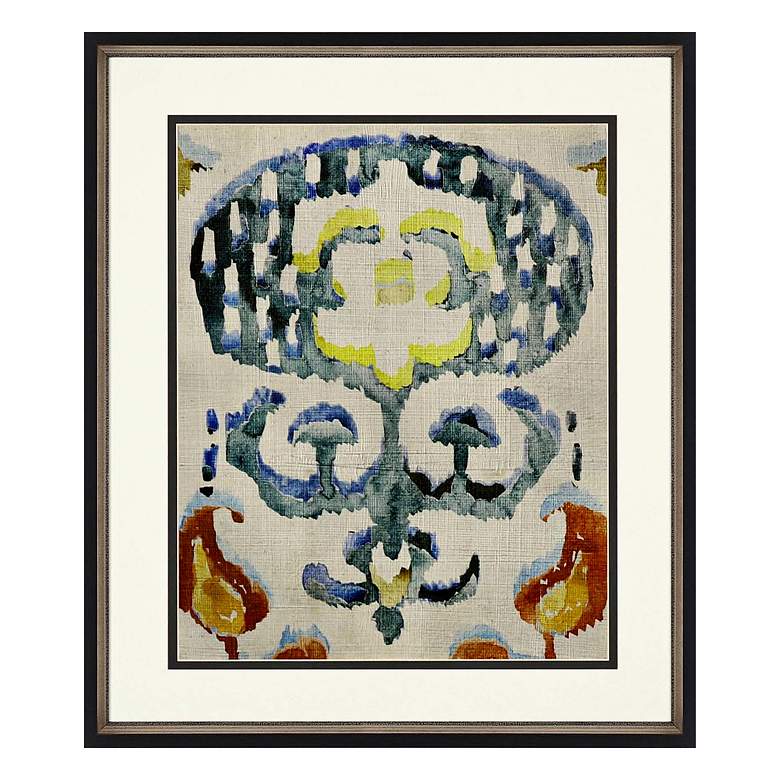 Image 3 Bohemian Ikat I 27" High 2-Piece Framed Giclee Wall Art Set more views