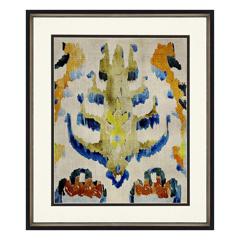 Image 4 Bohemian Ikat I 27" High 2-Piece Framed Giclee Wall Art Set more views
