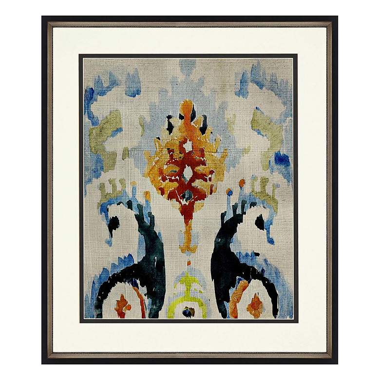 Image 3 Bohemian Ikat II 27" High 2-Piece Framed Giclee Wall Art Set more views