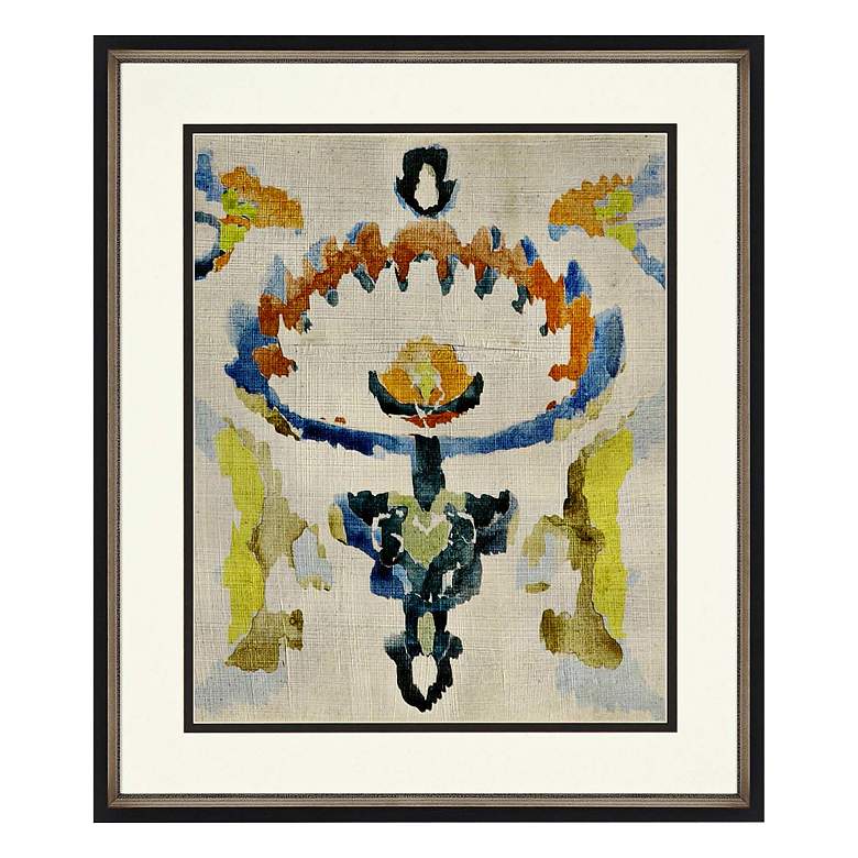 Image 4 Bohemian Ikat II 27" High 2-Piece Framed Giclee Wall Art Set more views
