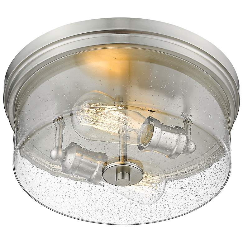 Image 7 Bohin 13" Wide Brushed Nickel 2-Light Ceiling Light more views