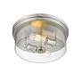 7_Bohin 13" Wide Brushed Nickel 2-Light Ceiling Light more views