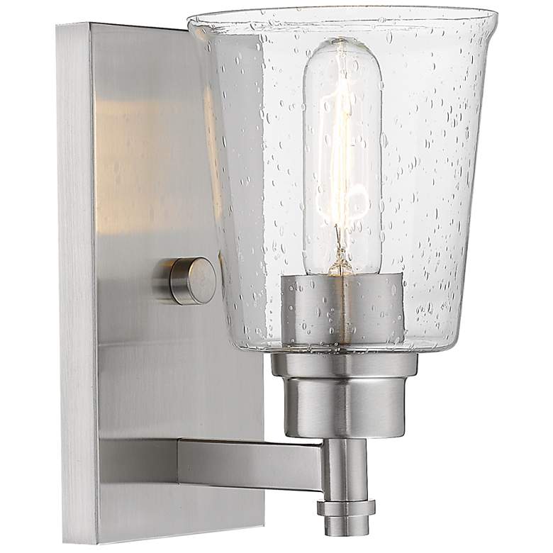 Image 1 Bohin by Z-Lite Brushed Nickel  1 Light Wall Sconce