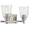 Bohin by Z-Lite Brushed Nickel 2 Light Vanity