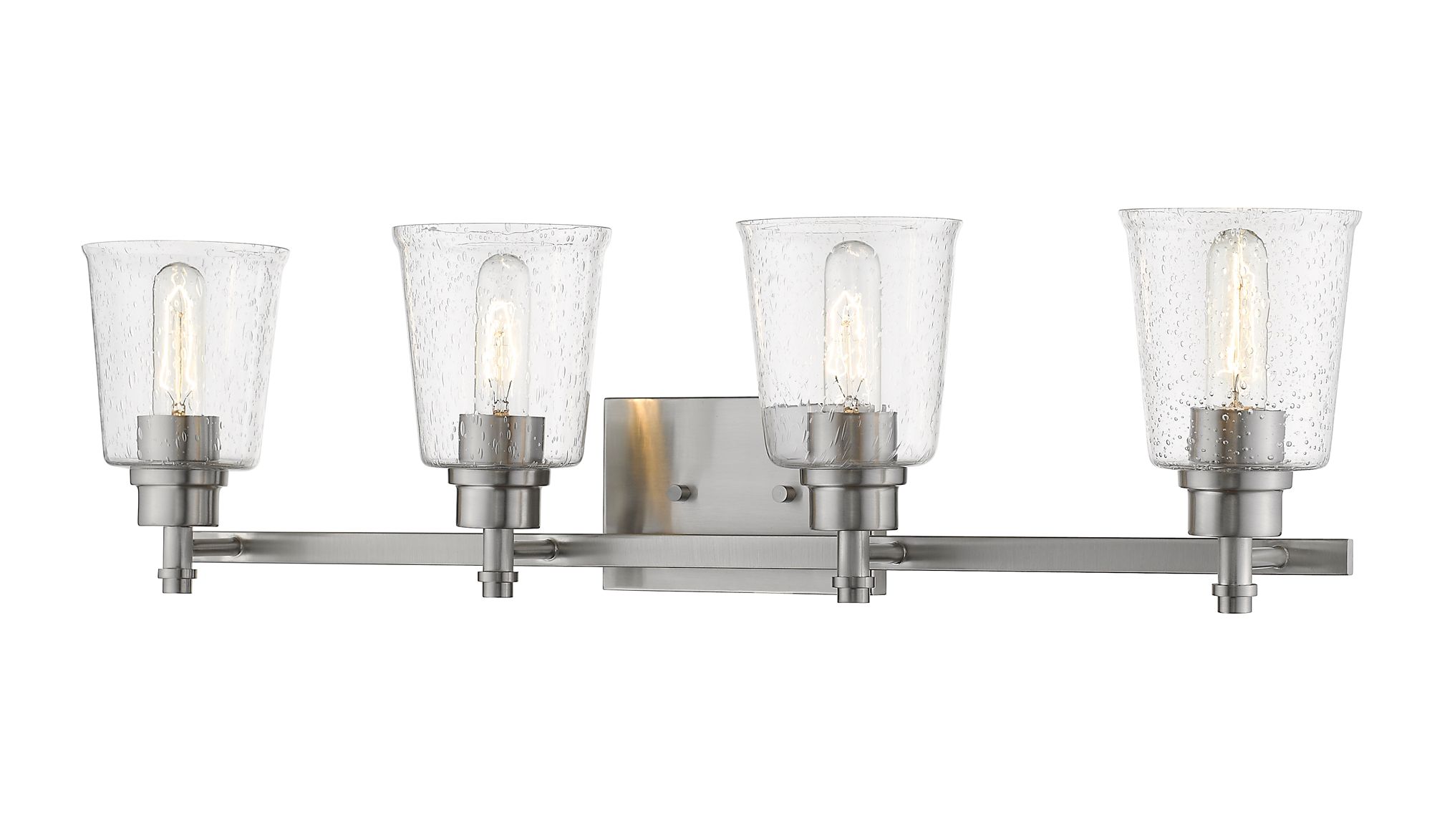 Image 4 Bohin by Z-Lite Brushed Nickel 32 inch 4 Light Vanity more views