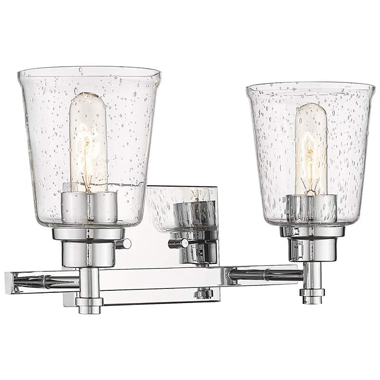 Image 1 Bohin by Z-Lite Chrome 2 Light Vanity