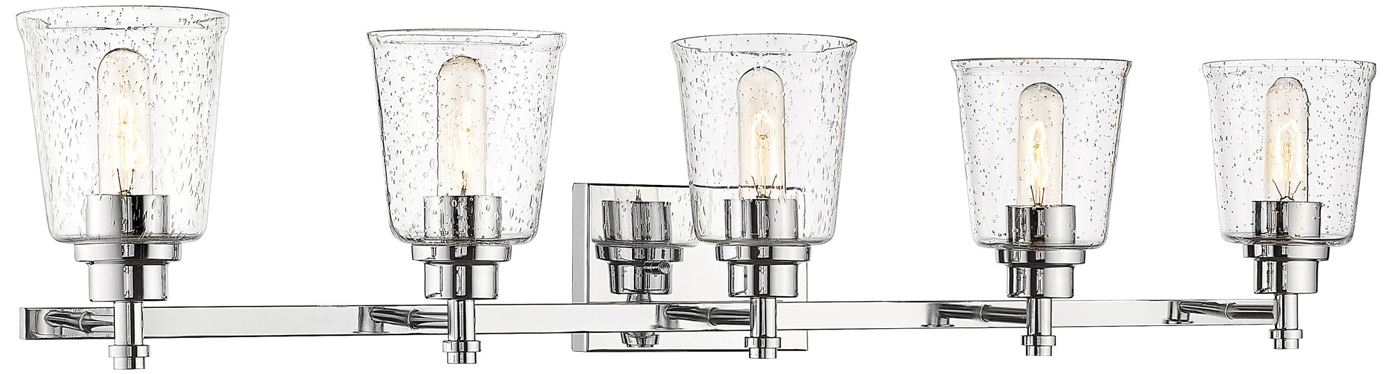 Bohin by Z-Lite Chrome 41.25 inch 5 Light Vanity