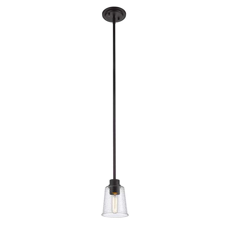 Image 4 Bohin by Z-Lite Matte Black 1 Light Mini Pendant more views