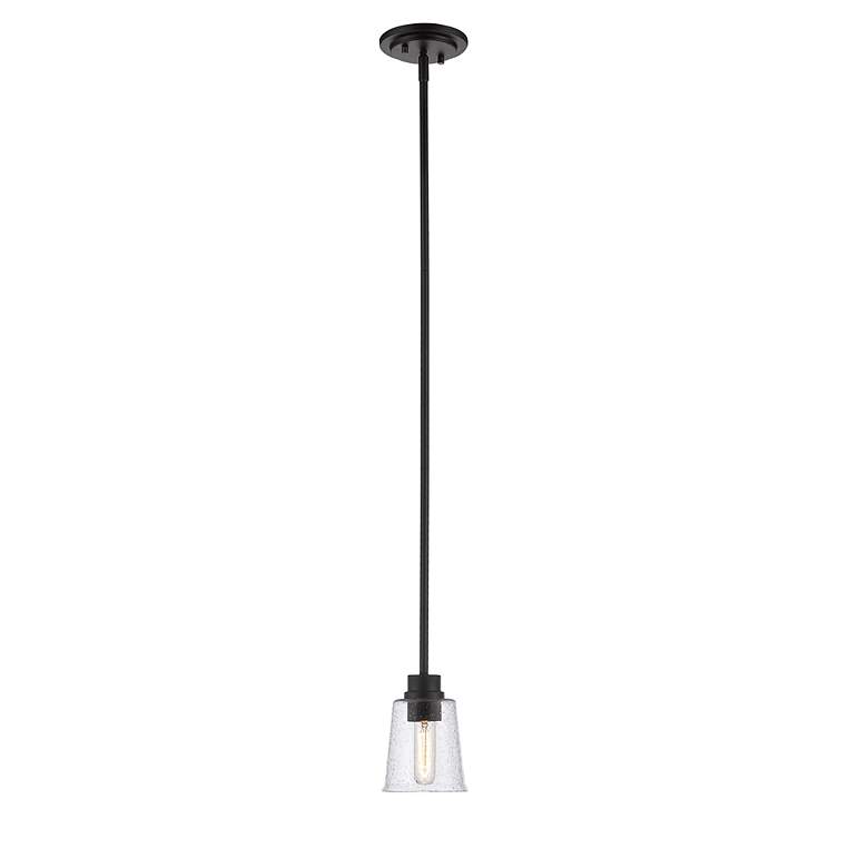 Image 5 Bohin by Z-Lite Matte Black 1 Light Mini Pendant more views