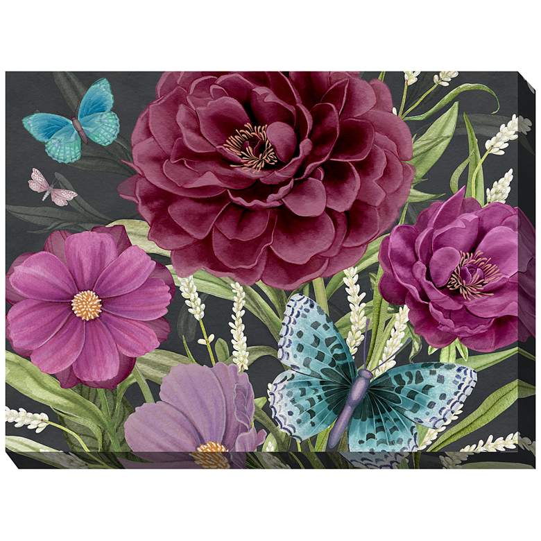 Image 2 Bold Beauties 40" Wide Rectangular Outdoor Canvas Wall Art