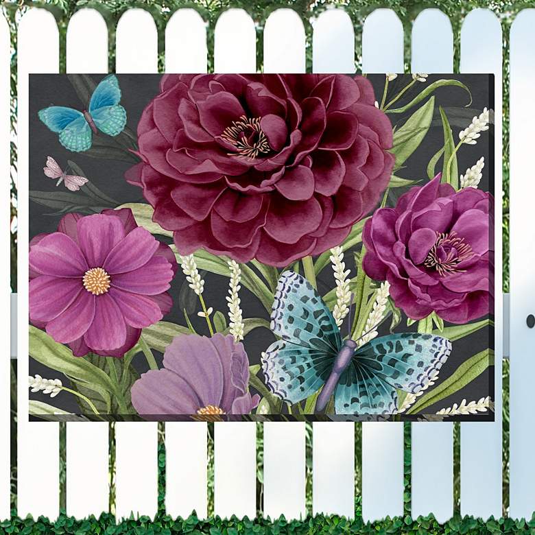 Image 1 Bold Beauties 40" Wide Rectangular Outdoor Canvas Wall Art