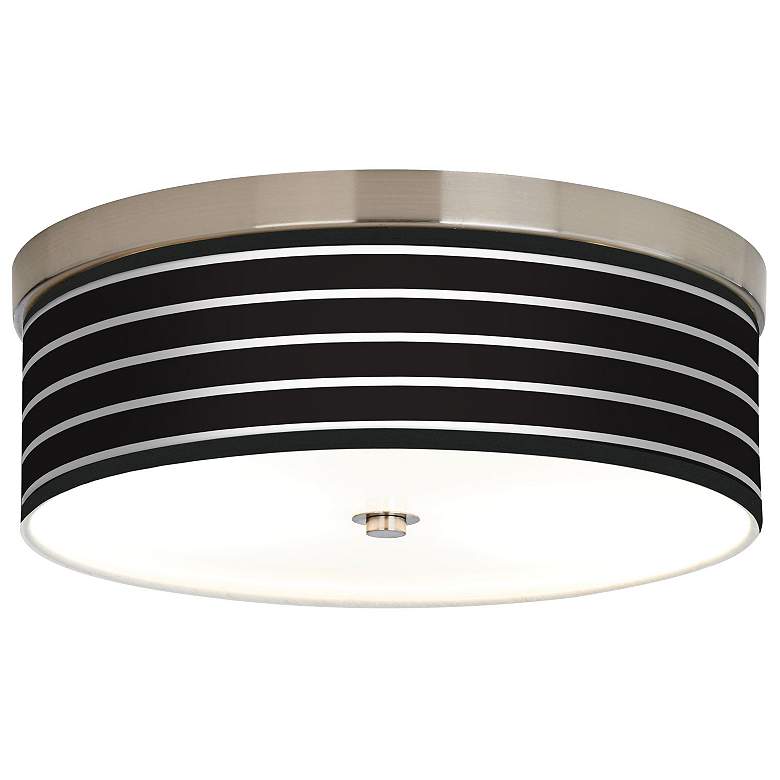 Image 2 Bold Black Stripe Giclee Energy Efficient Ceiling Light