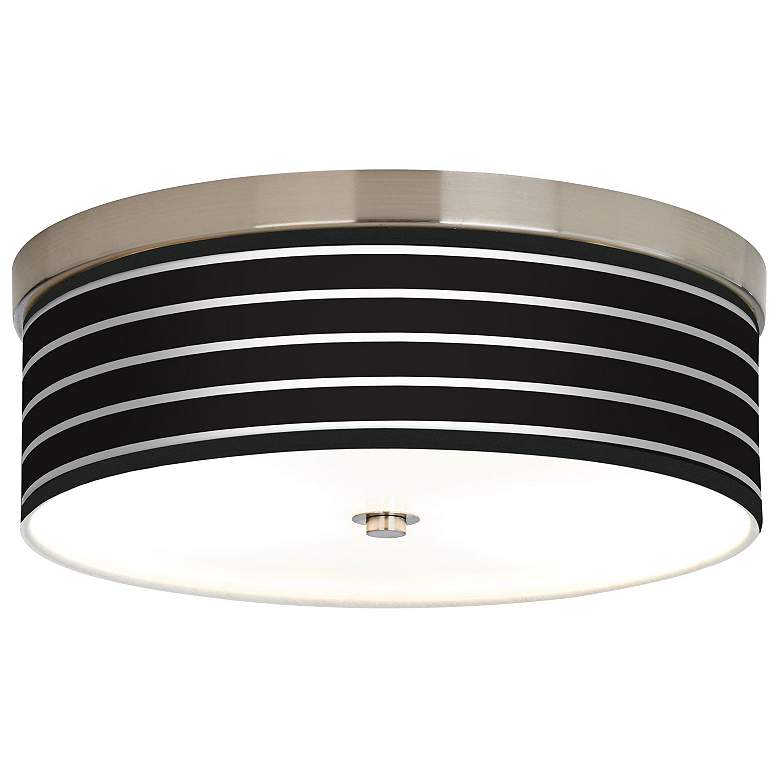 Image 1 Bold Black Stripe Giclee Energy Efficient Ceiling Light