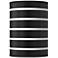 Bold Black Stripe Giclee Round Cylinder Lamp Shade 8x8x11 (Spider)