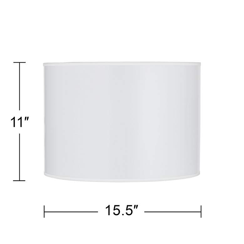 Image 5 Bold Black Stripe Giclee Round Drum Lamp Shade 15.5x15.5x11 (Spider) more views