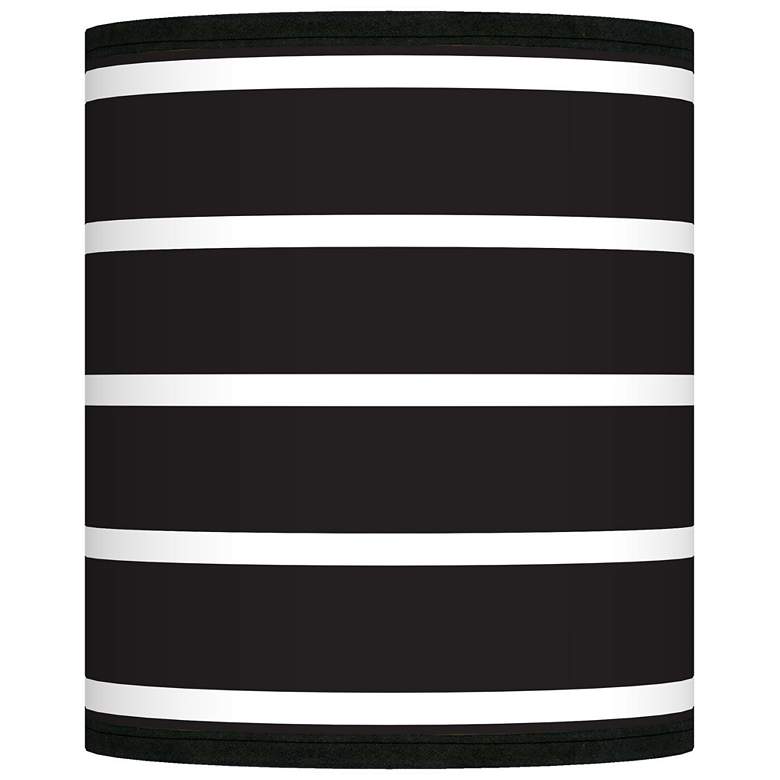 Image 1 Bold Black Stripe Giclee Shade 10x10x12 (Spider)