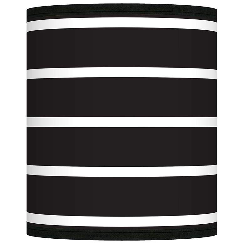 Image 1 Bold Black Stripe Giclee Shade 10x10x12 (Spider)