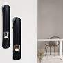 Bold Black Wall Sconce Votive Candle Holders Set of 2