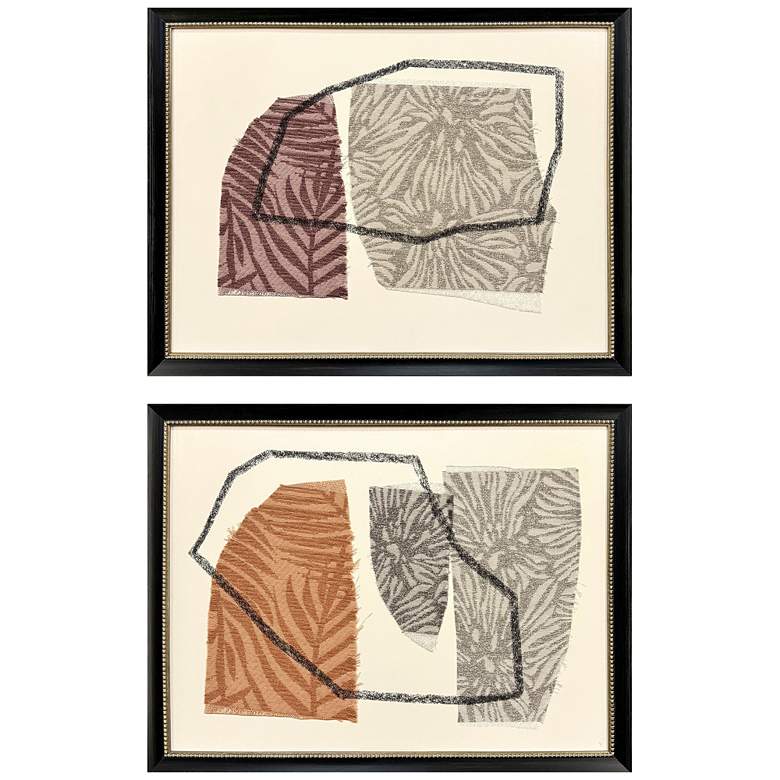 Image 1 Bold Blends I 25"W x 19"H Framed Art Set of 2