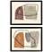 Bold Blends I 25"W x 19"H Framed Art Set of 2
