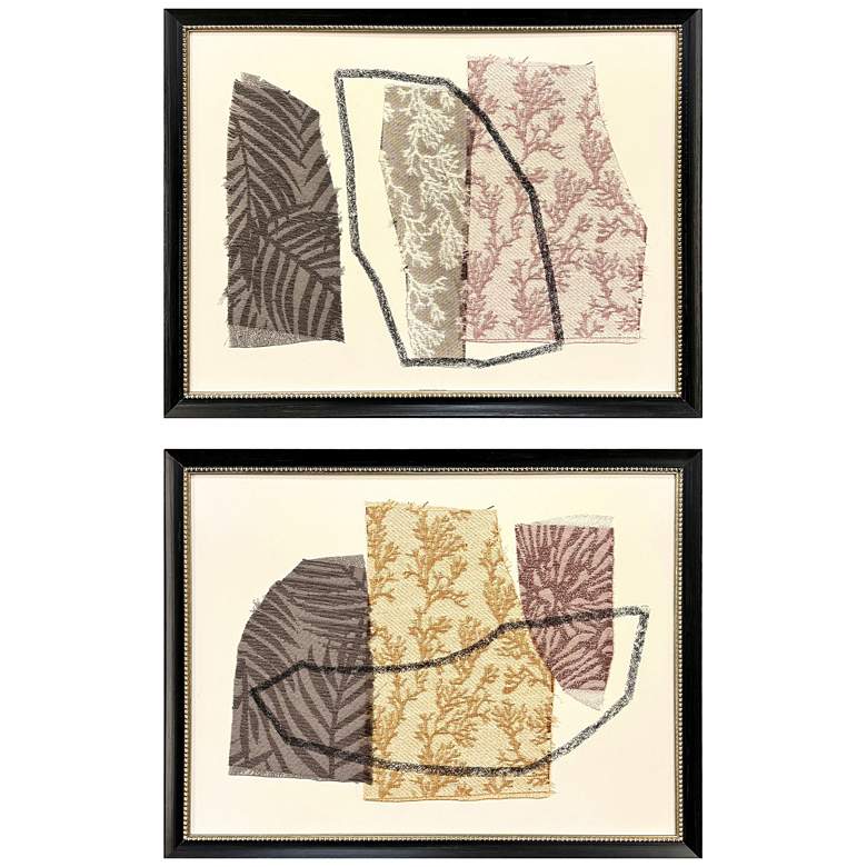 Image 1 Bold Blends II 25"W x 19"H Framed Art Set of 2