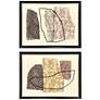 1_Bold Blends II 25"W x 19"H Framed Art Set of 2
