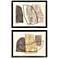 Bold Blends II 25"W x 19"H Framed Art Set of 2