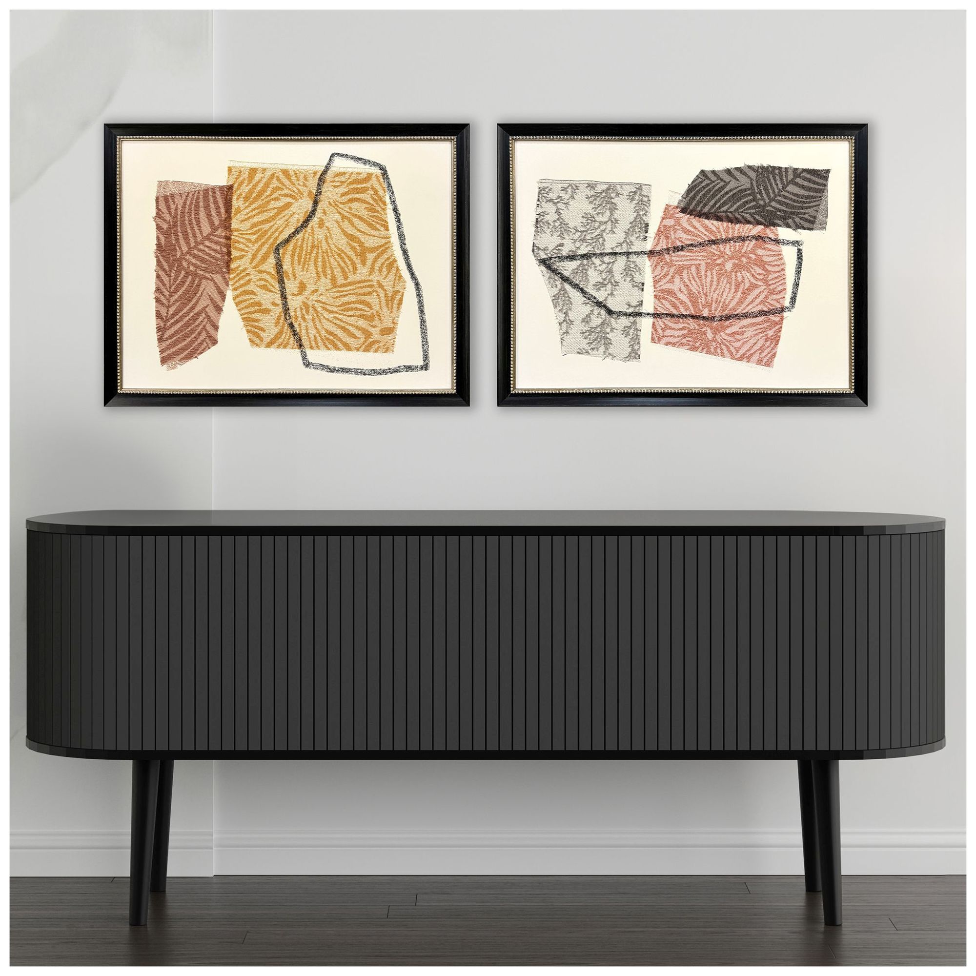 Image 4 Bold Blends III 25"W x 19"H Framed Art Set of 2 more views