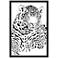 Bold Spots Jaquar 51" Wide Framed Giclee Wall Art