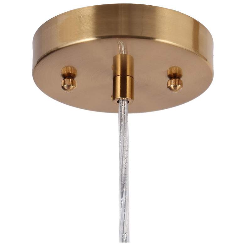 Image 2 Bolfi 1-Light Gold Glass Pendant Light more views